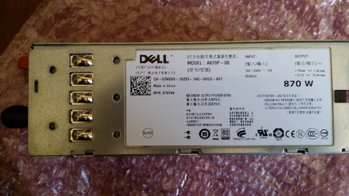 Dell Poweredge R710 870W Power Supply 7NVX8 07NVX8 A870P-00