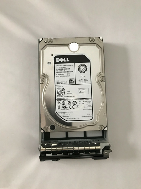 K7VW5 DELL SEAGATE ST2000NM0045 2TB 7.2K 12Gb/s 128MB SAS 3.5" R730 R530 T430