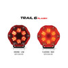 J.W. Speaker 12V LED Safety & Warning Light, 2 Light Kit - Model Trail 6 Flash