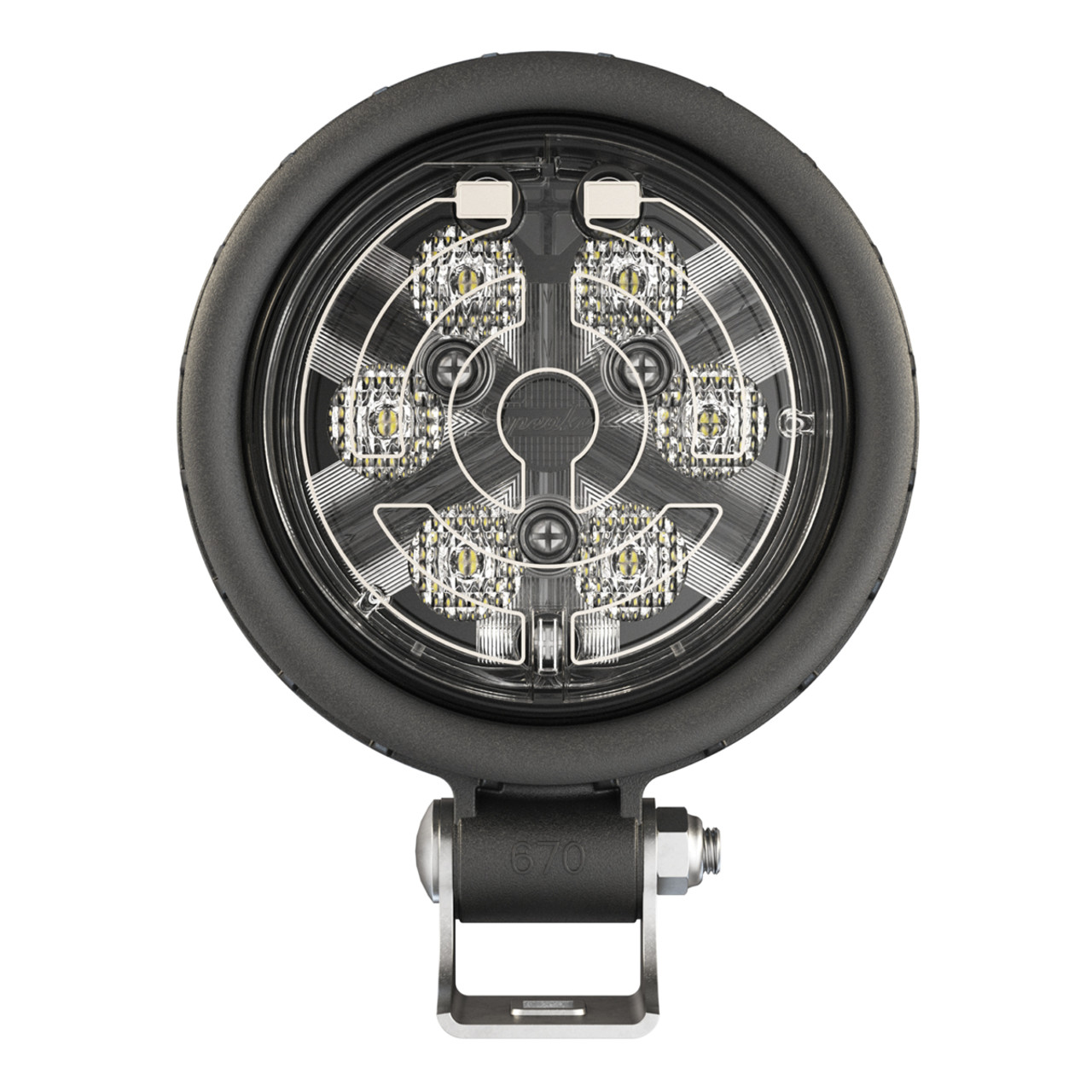 J.W. Speaker 12-24V LED Heated Work Light - Model 670 XD