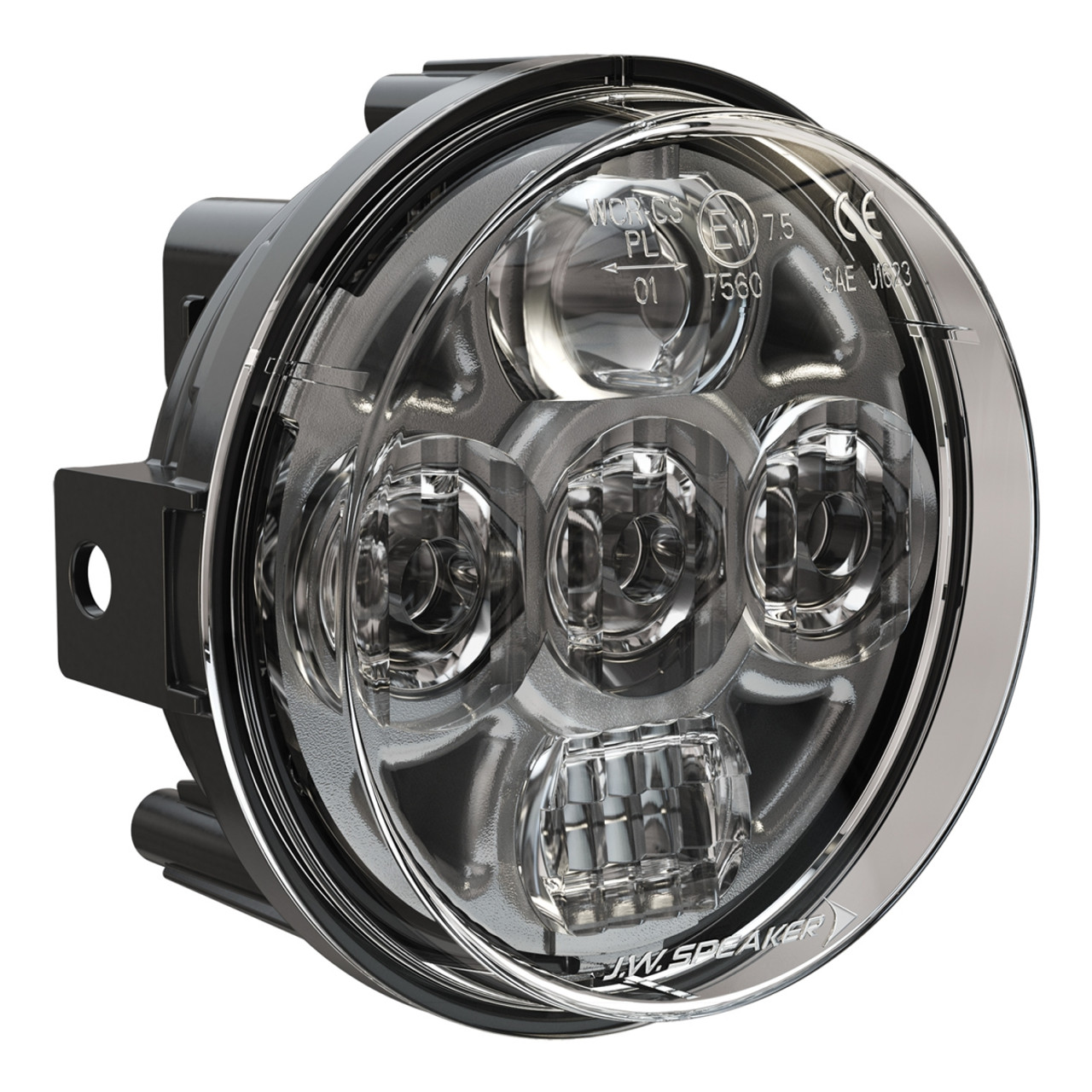 J.W. Speaker 12-24V SAE/ECE LED High/Low Beam Headlight - Model 8415 Evolution