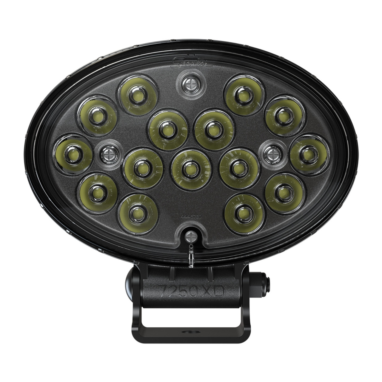 J.W. Speaker 12-24V LED Oval Work Light & Pedestal Mount - Model 7250 XD