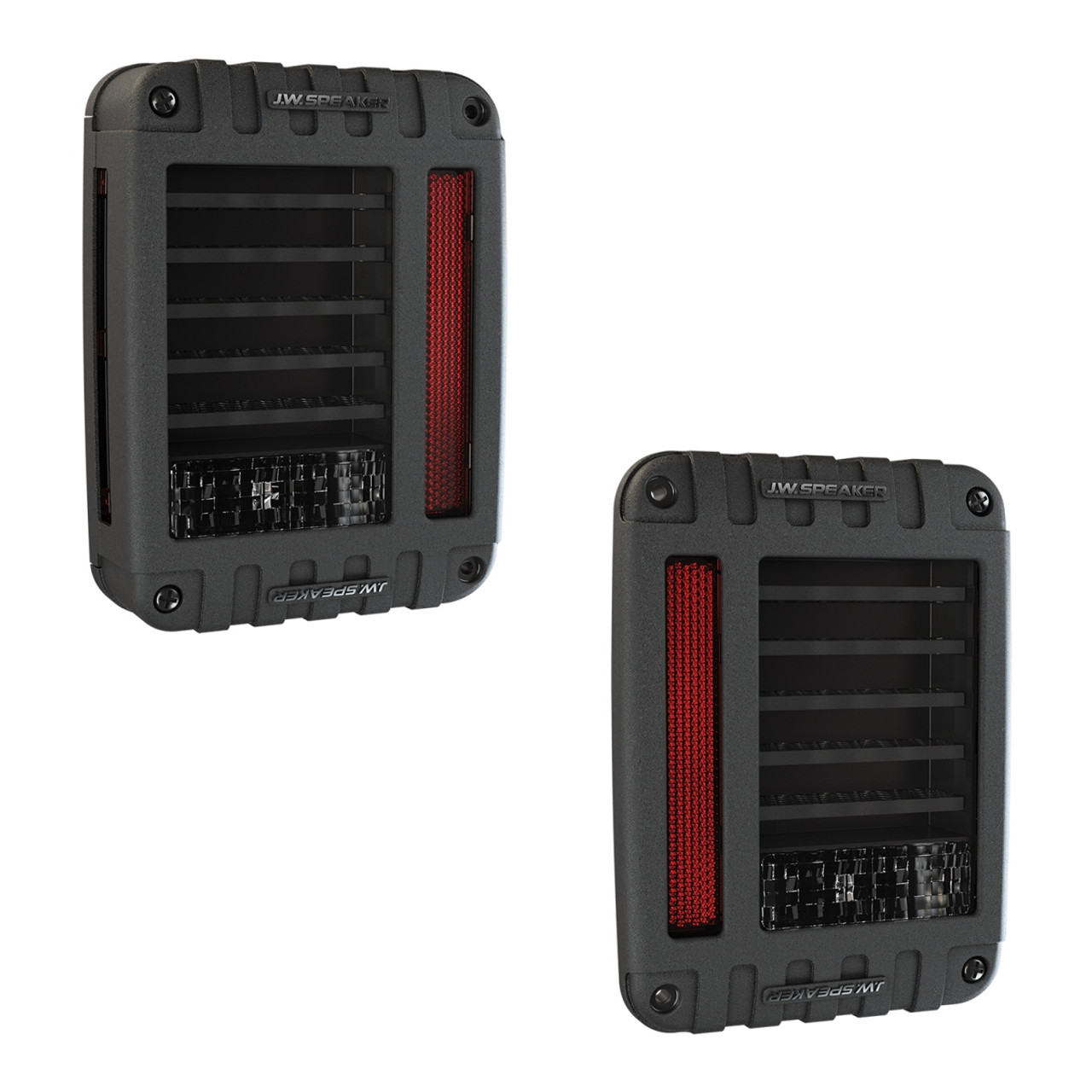 J.W. Speaker 12-24V DOT/ECE LED Jeep Tail Light Kit - Model 279 J Series