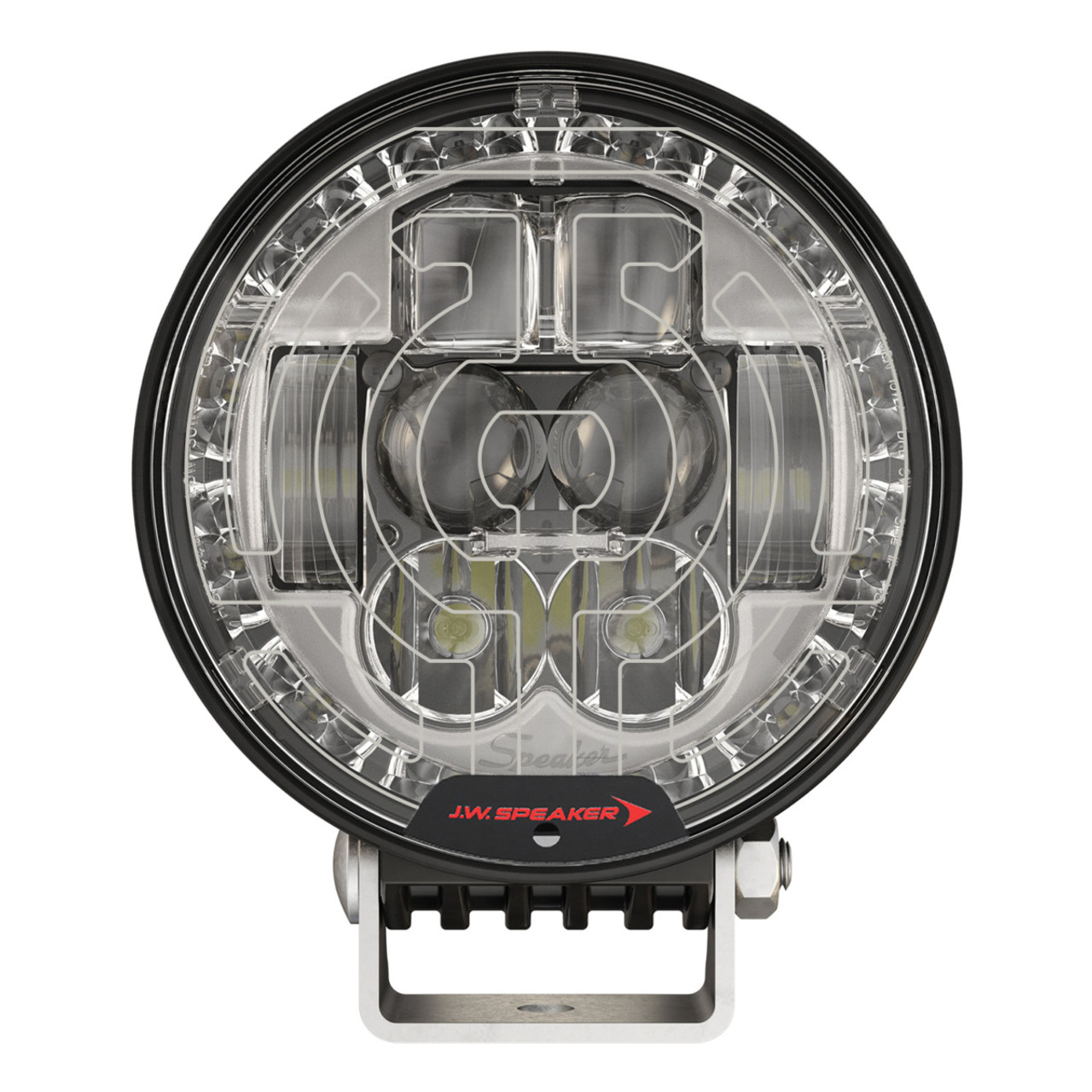 NEW LED Headlight – Model 8633 Evolution 5.75" Round LED Headlights with Pedestal Mount