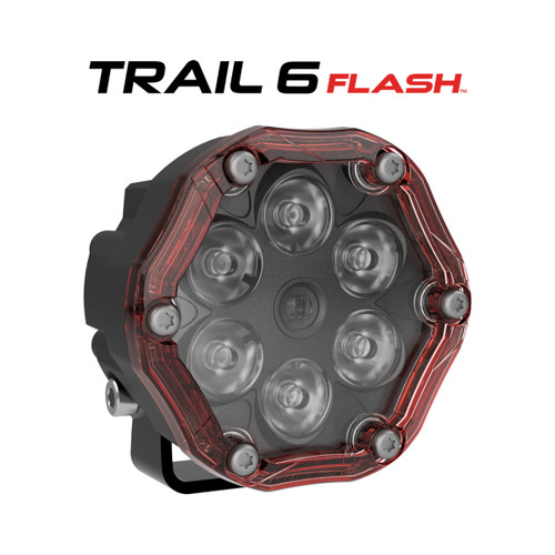 J.W. Speaker 12V LED Safety & Warning Light, 2 Light Kit - Model Trail 6 Flash