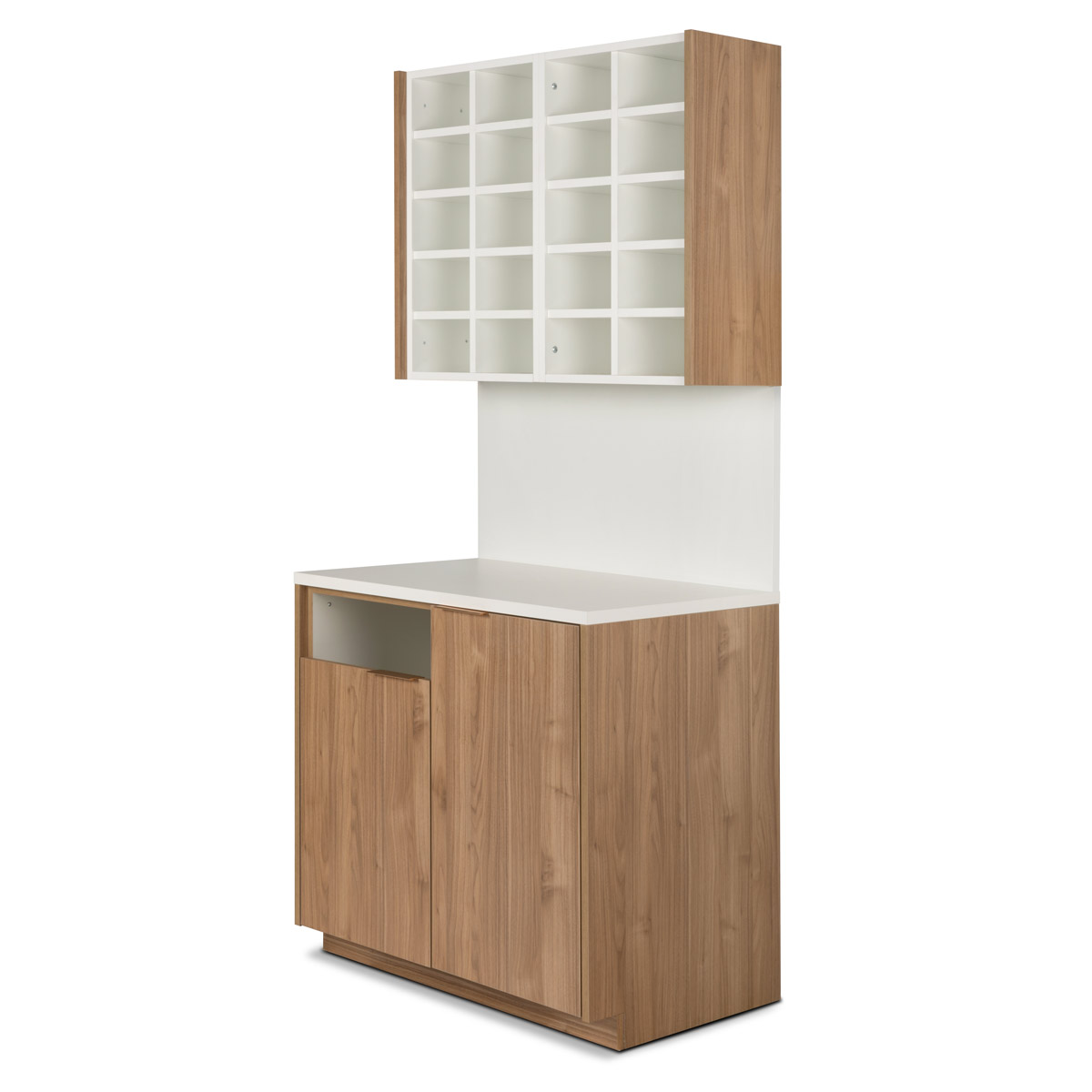 Modera Color Bar Cabinet Set with Color Storage Cubes & Bin 