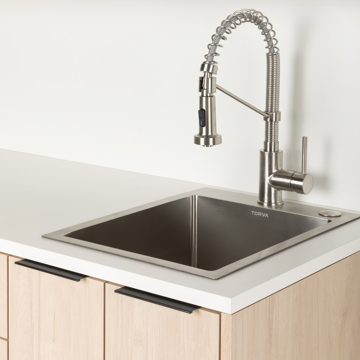 Modera Color Bar Cabinet Set with Sink & Bin Opening - 55.5
