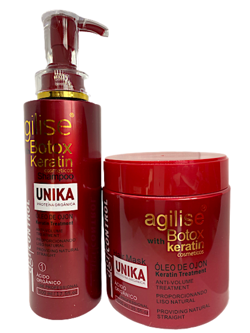 Agilise Botox Keratin Shampoo 500ml+ Agilise Botox Keratin Hair Mask 1000ml Agilise Botox Keratin Shampoo 500ml+ Agilise Botox Keratin Hair Mask 1000ml