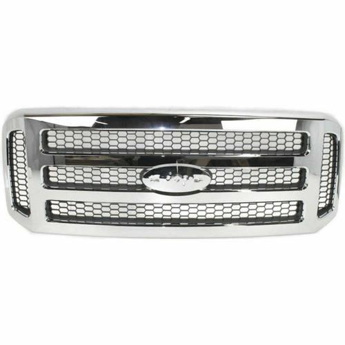 Chrome Grille For 2005-2007 Ford F-250/F-350/F-450 Super Duty