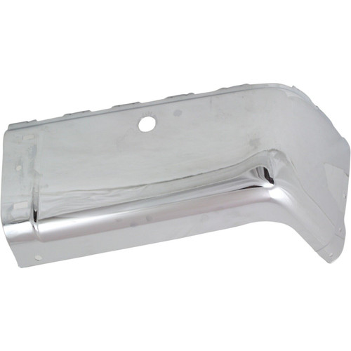 Right Rear Chrome Bumper End For 2007-2013 Chevrolet Silverado With Sensor Holes