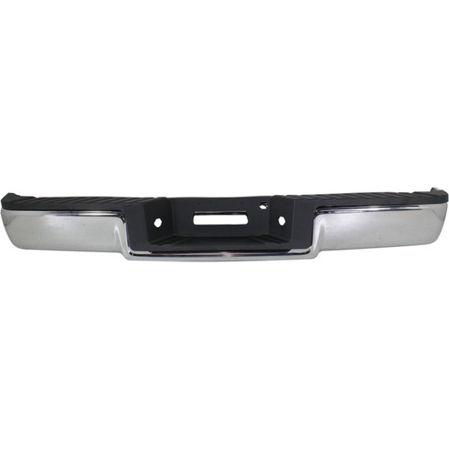 Rear Step Bumper Assembly For 2004-2006 Ford F-150 Fleetside Steel Chrome