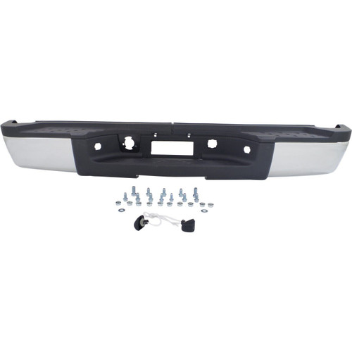 Rear Step Bumper Assembly For 2007-2010 Chevrolet Silverado 2500 HD Without Sensors