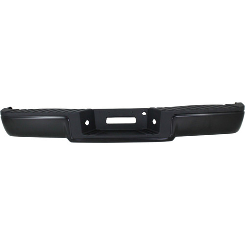 Rear Step Bumper For 2006-2008 Ford F-150 Assembly Hitch Style Powdercoated Black