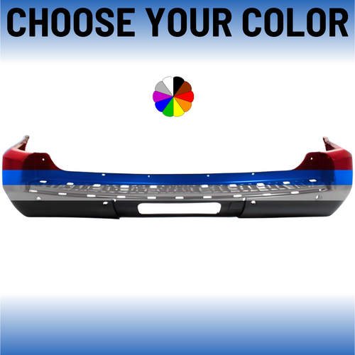 Rear Bumper Cover For 2007-2014 Chevrolet Suburban 1500 With Object Sensor Holes Rear Bumper Cover For 2007-2014 Chevrolet Suburban 1500 With Object Sensor Holes