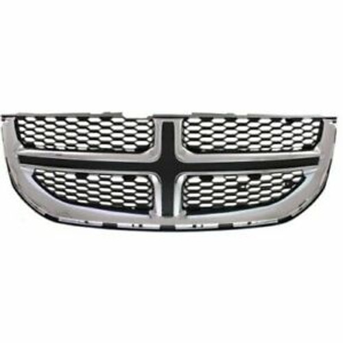 Chrome and Black Grille For 2011-2020 Dodge Caravan