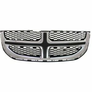 Chrome and Black Grille For 2011-2020 Dodge Caravan