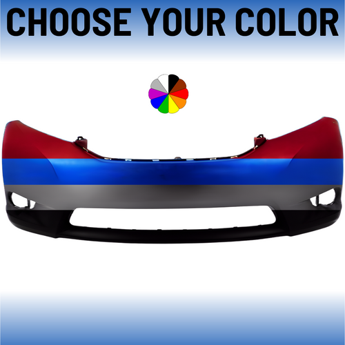 Front Bumper Cover For 2011-2015 Toyota Sienna Base LE/XLE 2.7/3.5