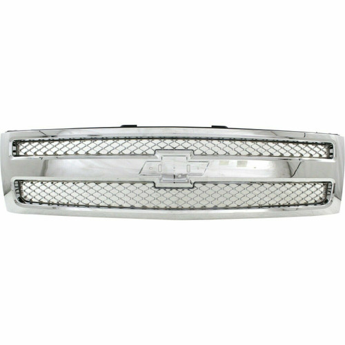 Chrome Grille For 2007-2013 Chevrolet Silverado 1500