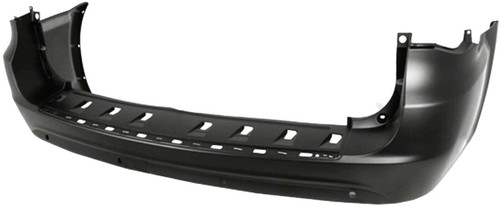 Primed Rear Bumper Cover For 2011-2016 Town And Country With Sensor