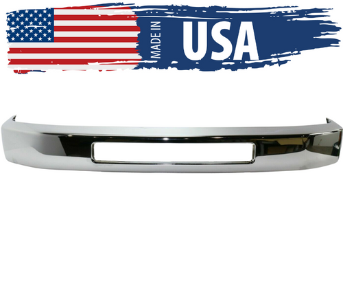 USA Made Chrome Front Bumper For 2008-2024 Ford E-150/E-250/E-350/E-450