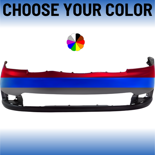 Front Bumper Cover For 2013-2019 Ford Flex Without Park Assist