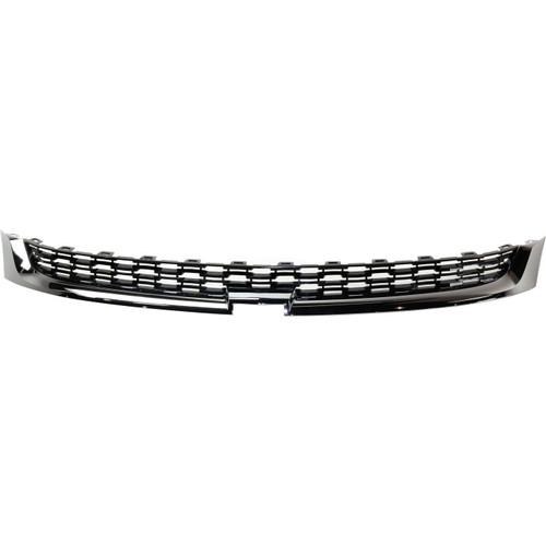 Upper Black Grille For Chevrolet Malibu With Chrome Molding 2014-2016