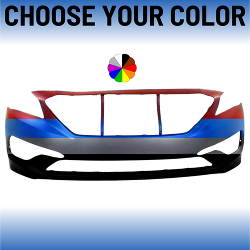 Front Bumper Cover For 2015-2017 Hyundai Sonata CAPA