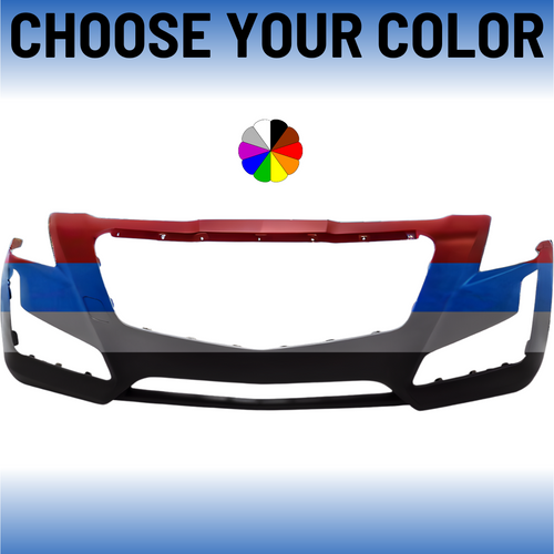 Front Bumper Cover For 2014-2019 Cadillac CTS Sedan Without Sensors