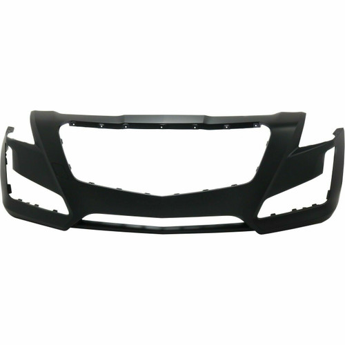 Front Bumper Cover For 2014-2019 Cadillac CTS Sedan Without Sensors