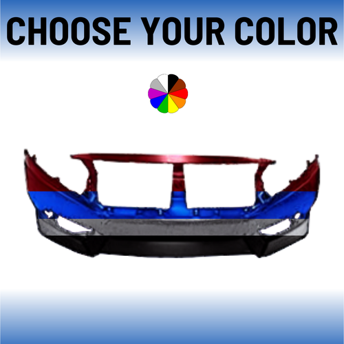 Front Bumper Cover For 2016-2018 Honda Civic CAPA