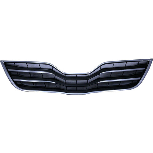 Grille For 2010-2011 Toyota Camry Chrome Shell With Black Insert