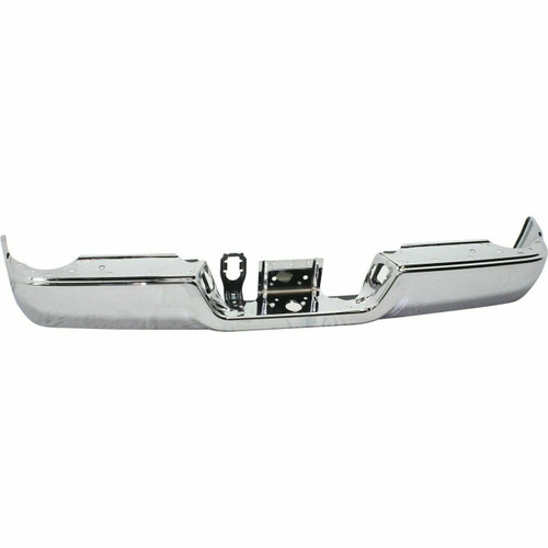 Chrome Rear Bumper For 2009-2018 RAM 1500 With Single Exhaust