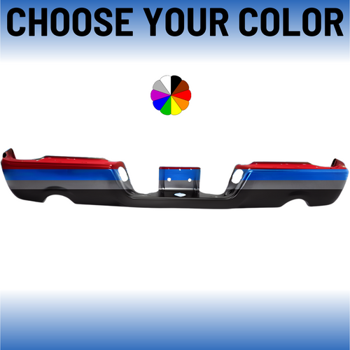 Rear Step Bumper For 2009-2018 Dodge RAM 1500 With Dual Exhaust