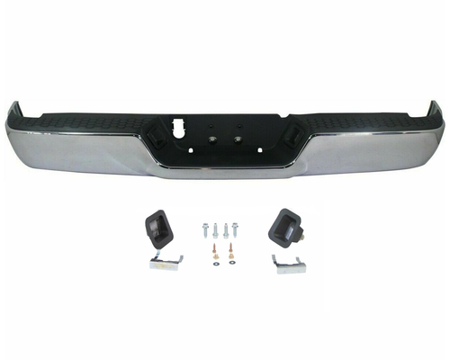 Complete Chrome Rear Step Bumper Assembly For 2009-2018 Ram 1500