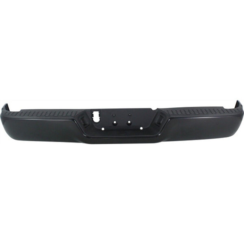 Primed Rear Steel Step Bumper Assembly For 2009-2018 Dodge Ram 1500 Without Sensors