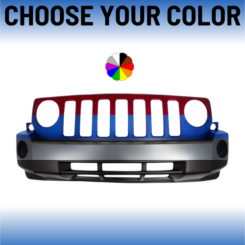 Front Bumper Cover For 2007-2010 Jeep Patriot