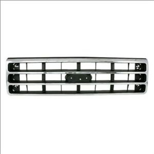 Chrome Grille For 1989-1991 Ford F-150/F-250/F-350/Bronco