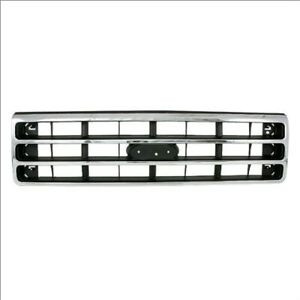 Chrome Grille For 1989-1991 Ford F-150/F-250/F-350/Bronco