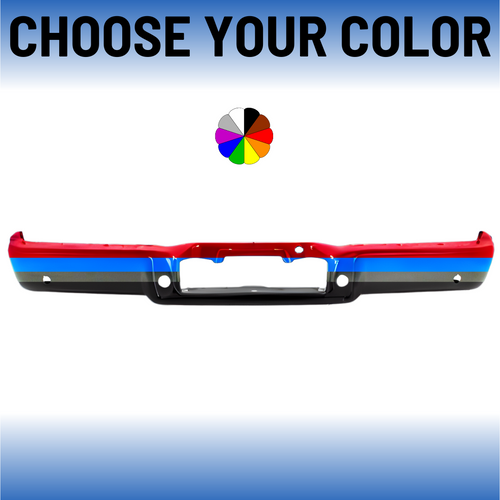 Rear Bumper For 2006-2008 Ford F-150 With Sensor Holes
