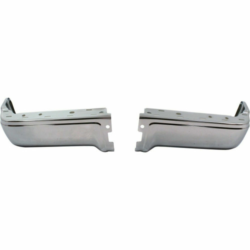Chrome 2-Piece Rear Bumper Ends For 2009-2014 Ford F-150
