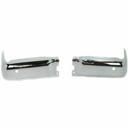 Chrome 2 Piece Rear Bumper Ends For 2009-2014 Ford F-150