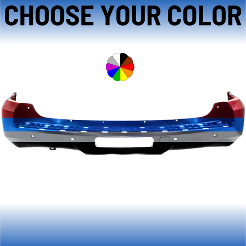 Rear Bumper Cover For Chevrolet Tahoe With Sensor Holes