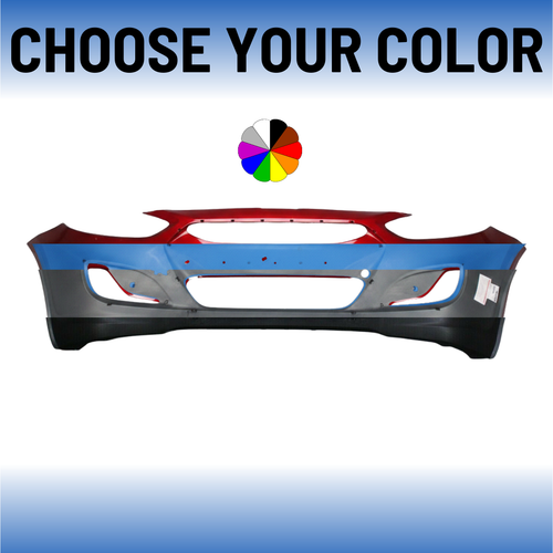 Primed Front Bumper Cover For 2012-2013 Hyundai Accent CAPA