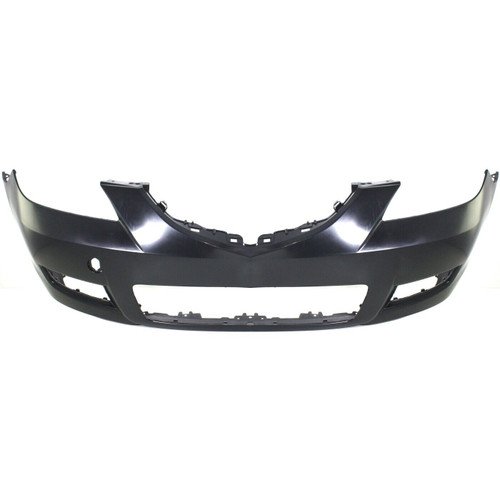 Front Bumper Cover For 2007-2009 Mazda 3 Sedan Without Sport CAPA