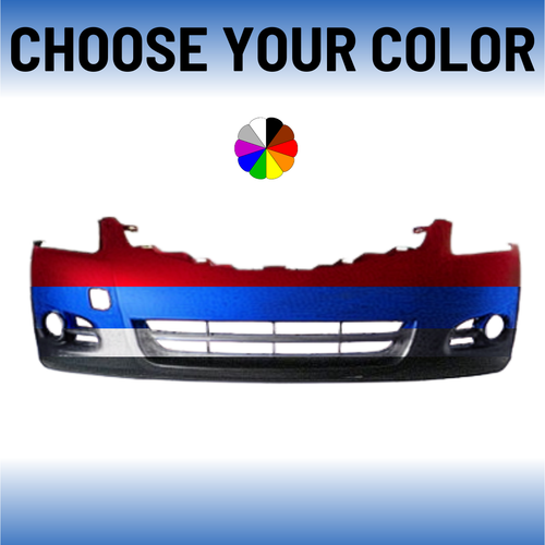 Primed Front Bumper Cover For 2010-2012 Nissan Altima Sedan