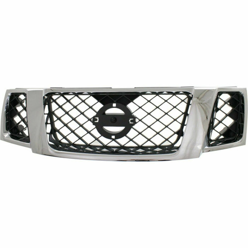 Chrome With Black Insert Grille For 2008-2012 Nissan Pathfinder