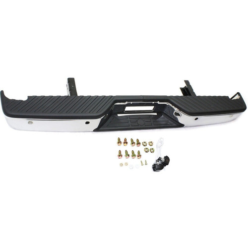 Complete Rear Bumper Assembly For 2004-2015 Nissan Titan With Sensor Holes