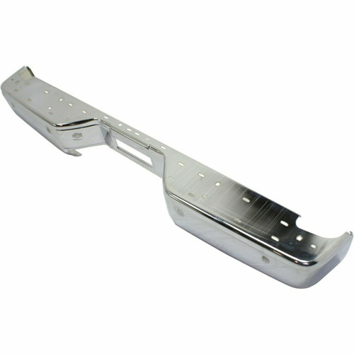 Chrome Rear Bumper For 2004-2015 Nissan Titan With Sensors