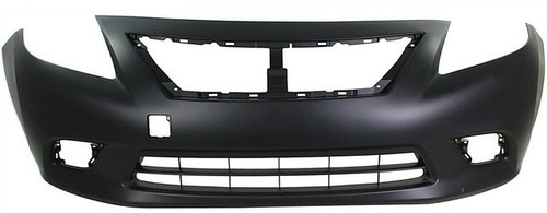 Primed Front Bumper Cover For 2012-2014 Nissan Versa