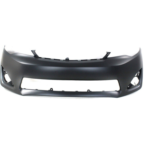 Primed Front Bumper Cover For 2012-2014 Toyota Camry L /LE / XLE / Hybrid CAPA